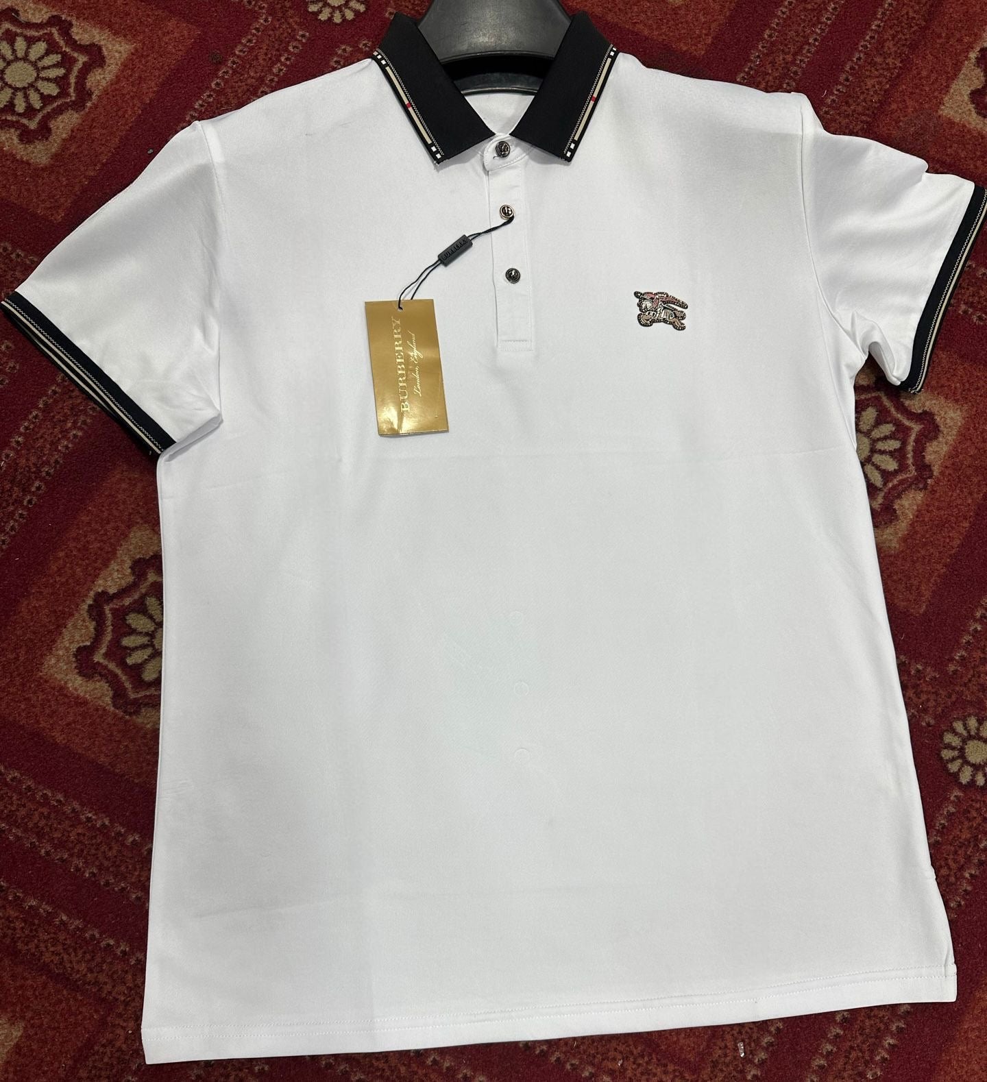 BUR-BERRY WHITE POLO