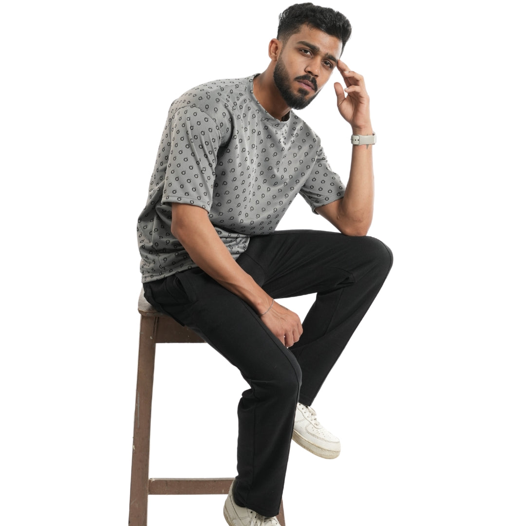 Relaxed Fit Gray Tee