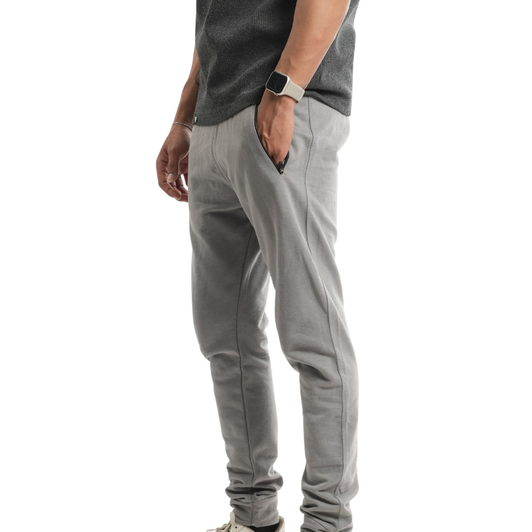Gray Zip Trouser
