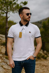 BUR-BERRY WHITE POLO