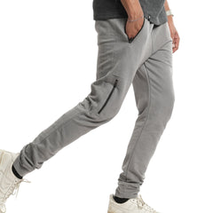 Gray Zip Trouser