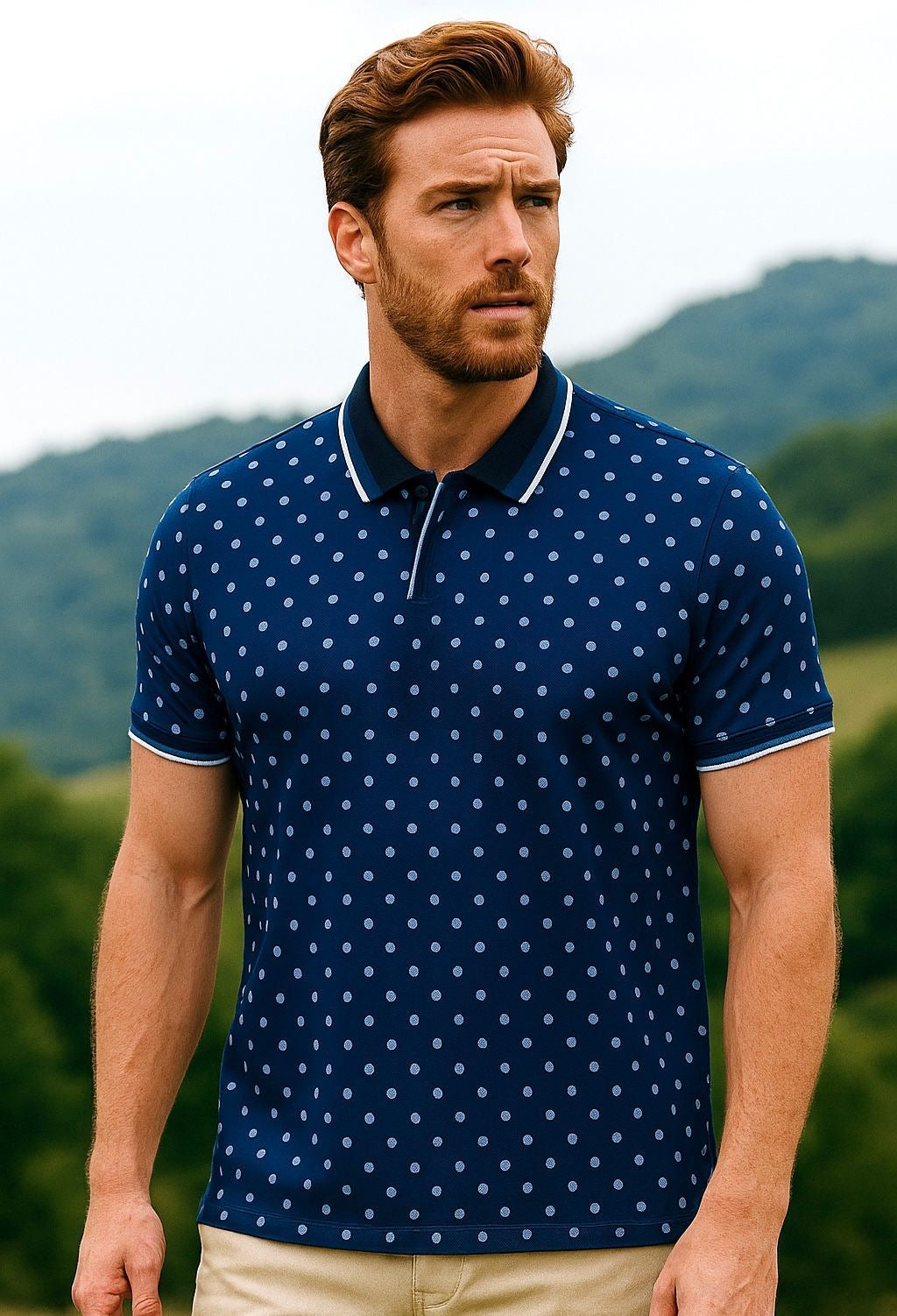FEN-DI DOTTED POLO WEAR