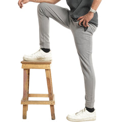Gray Zip Trouser