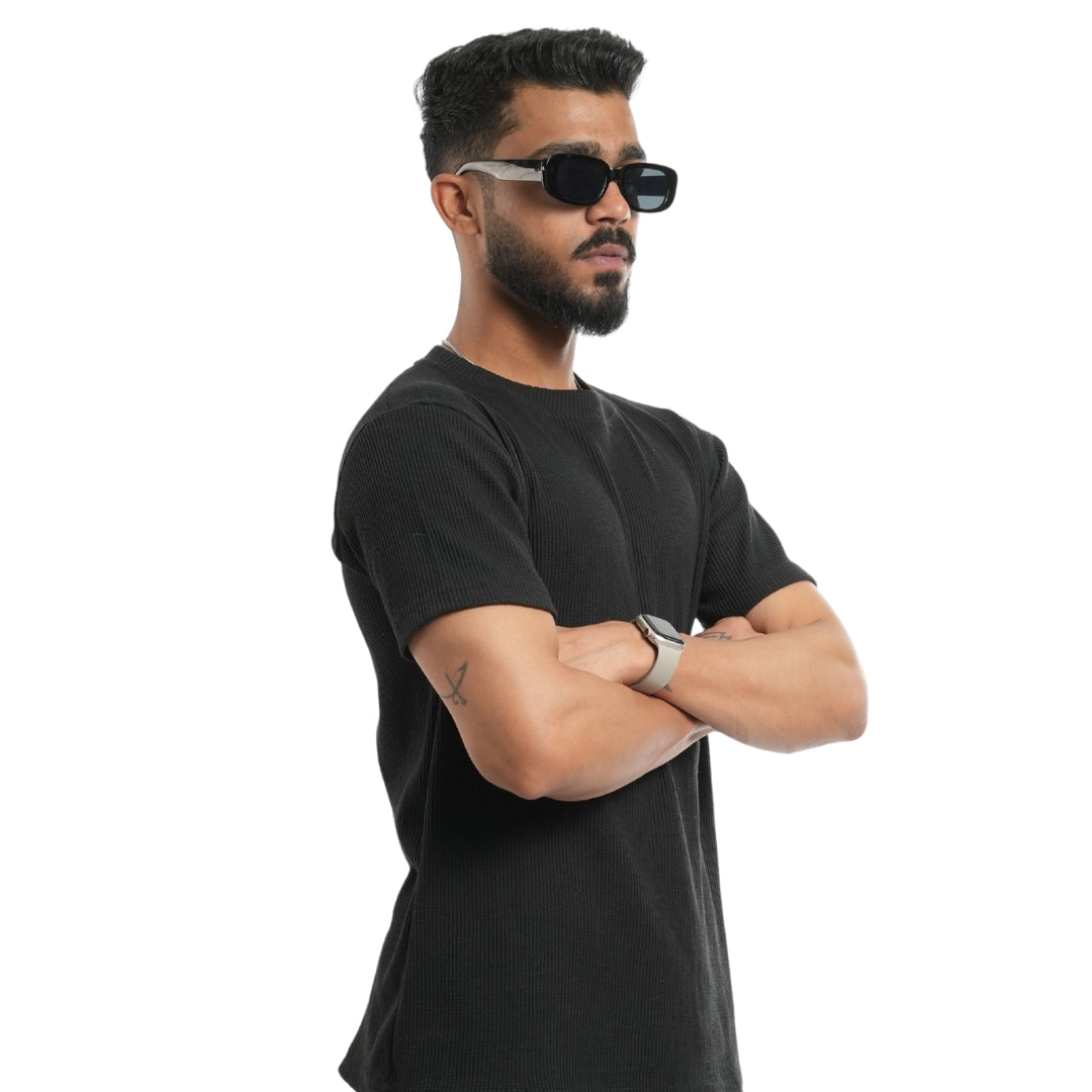 Bold Black Comfort Tee