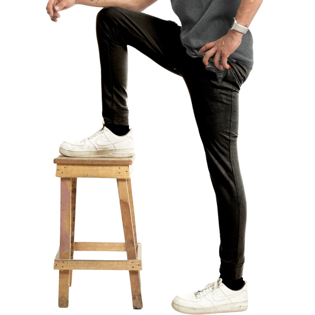 Black Zip Trouser